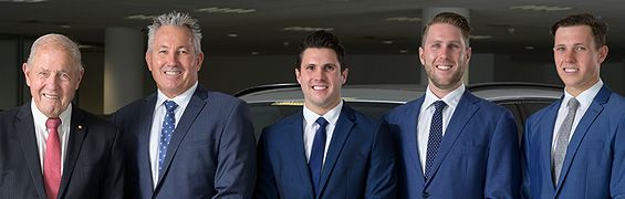 Col Crawford Motors - Left to Right: Col, Stephen, Jake, Harrison Crawford